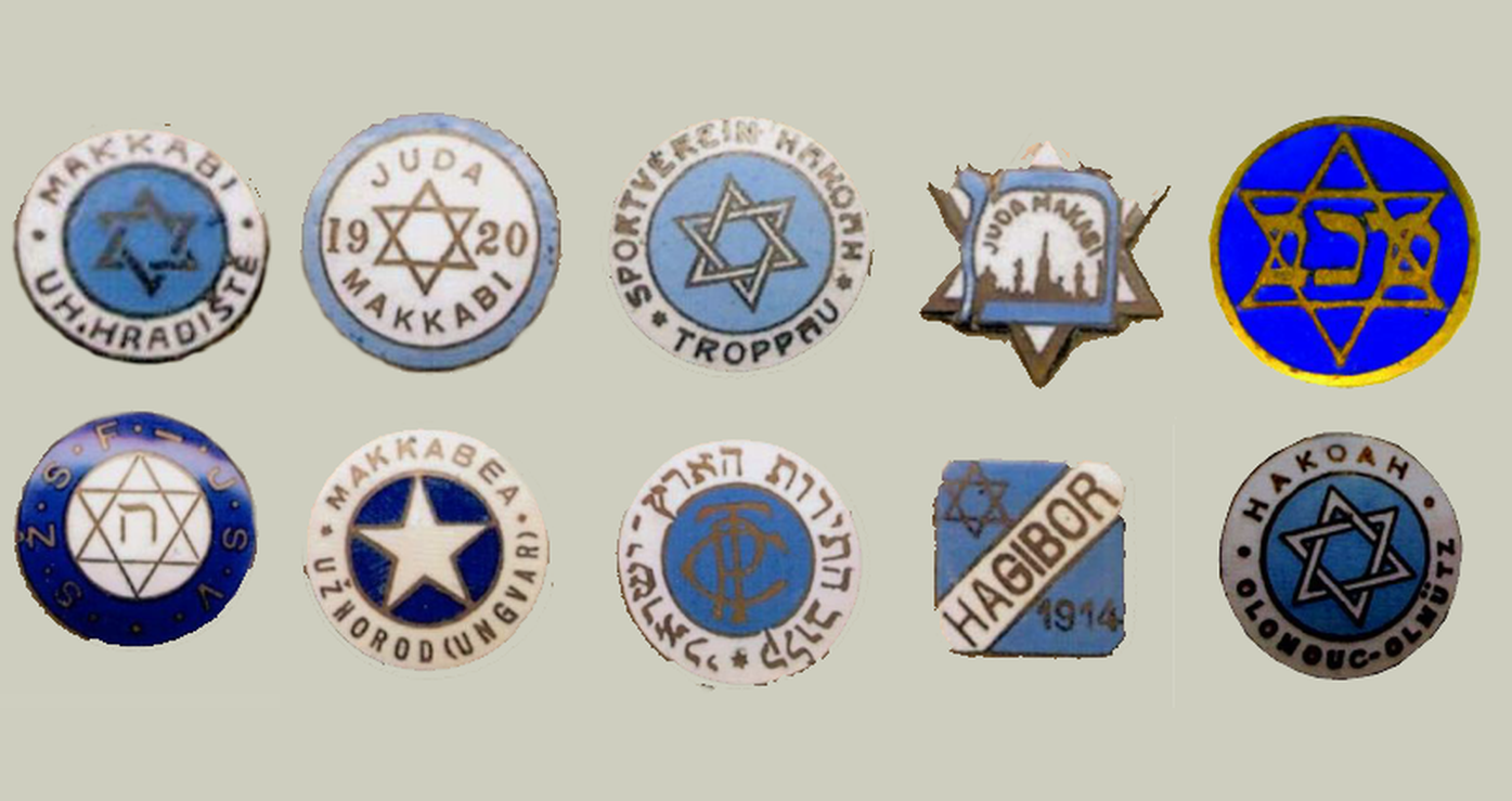 Odznaky některých československých předválečných židovských sportovních klubů